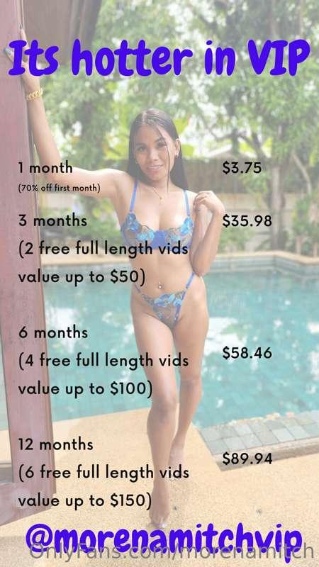 Take advantage of my FREE video promo - join my VIP now babe..