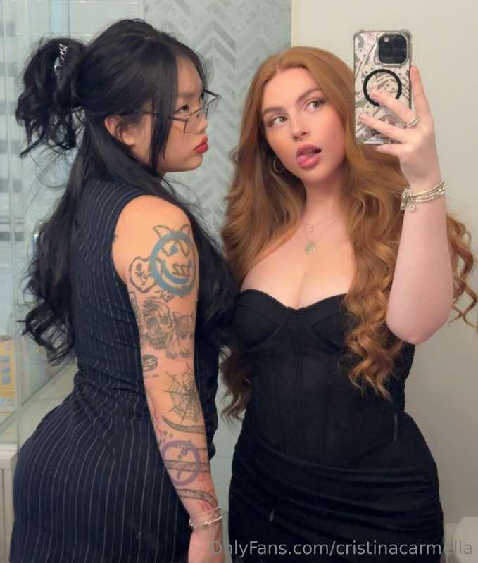 2 girls are better than one 👀 @lenerox 