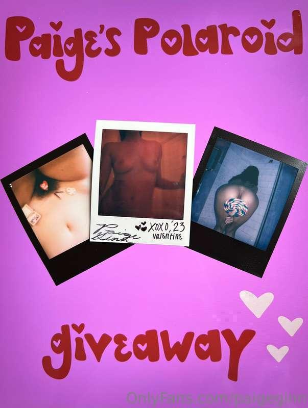 LIKE this post if you want these V-day Polaroids,
picking on..
