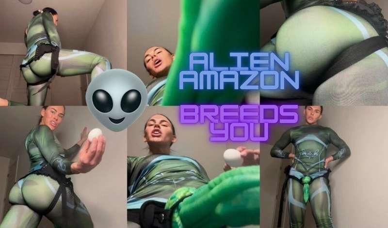Alien Amazon Breeding You: Femdom Strapon POV  Alien Amazon ..