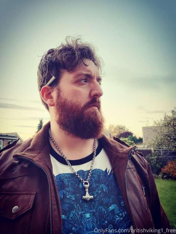 A Viking at dusk