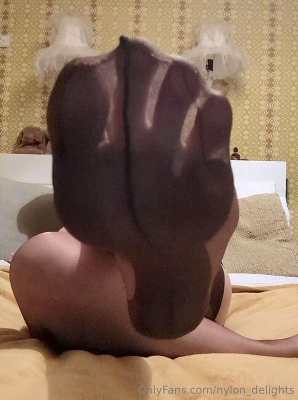 I love the feeling of nylon on my skin.