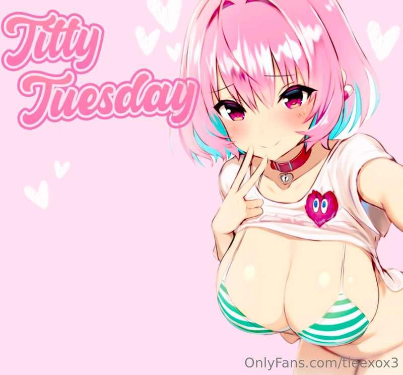 Swipe for titty Tuesday 
