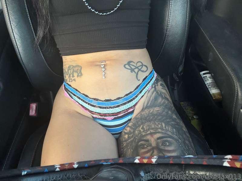 The panties I wore all day in the hot sun and sweating at th..