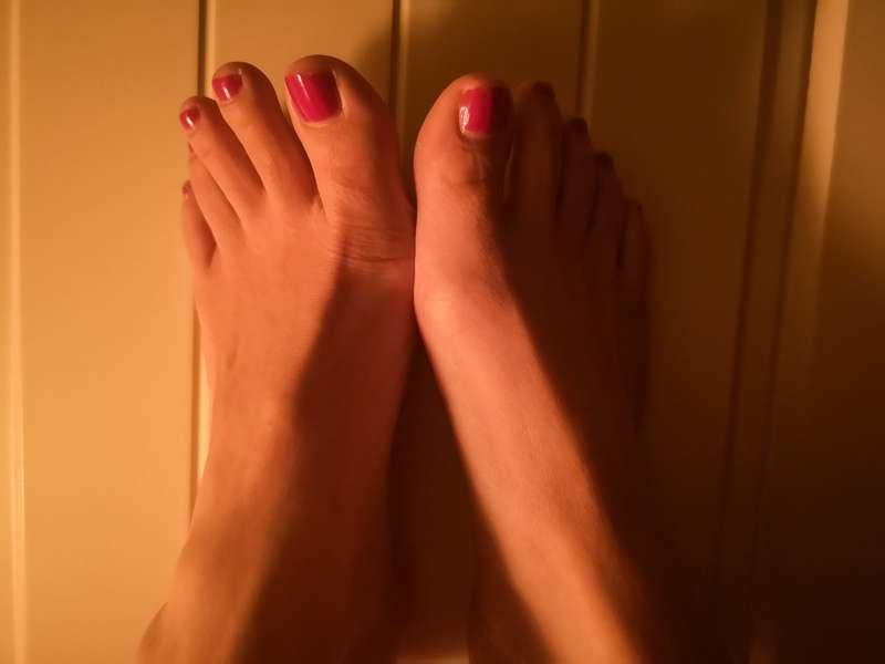 My toes are so soft and cute. 💖  Unlock for six more picture..