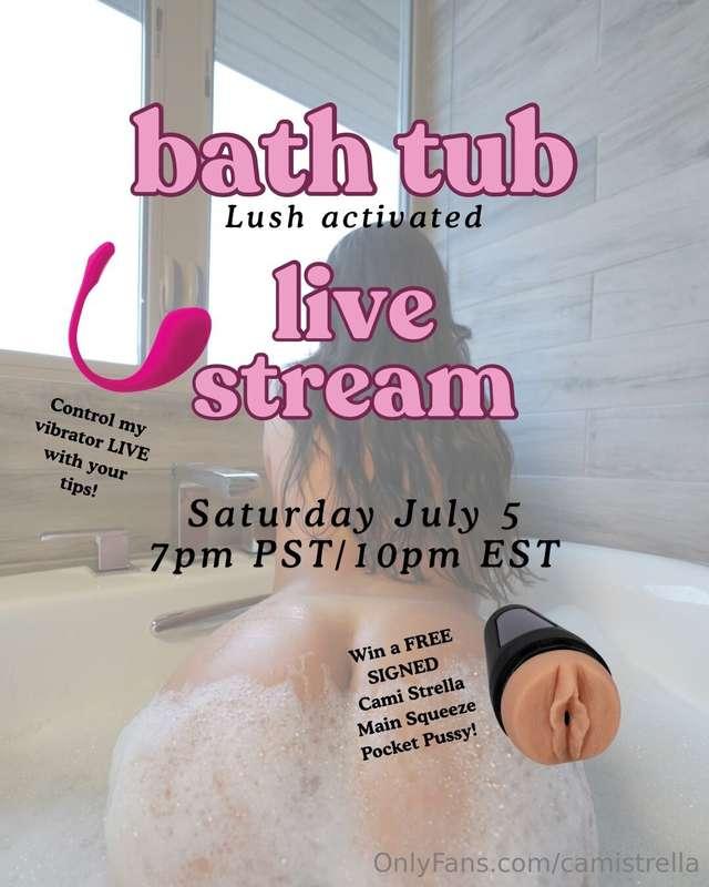 TONIGHT!!! Don't miss the opportunity to control my Lush vib..