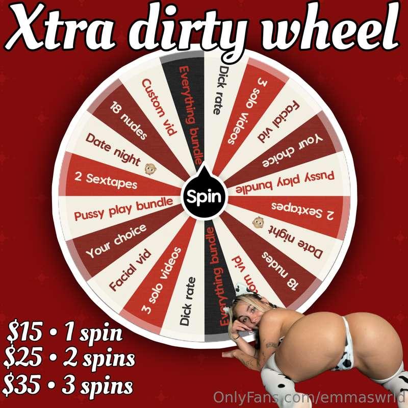 ❤️SPIN WHEEL IS BAAACK❤️💙15$ - 1 SPIN💙💙25$ - 2 SPINS💙💙35$ - ..