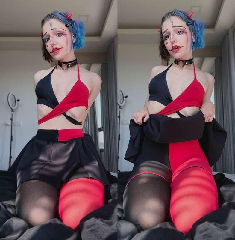 devil-clown-girl❤️

#fyp #upskirt #clowngirl #clownmakeup #clown #harleyquinn #cosplay #cosplaygirl #altgirl