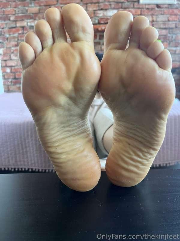 I think you should kiss my feet