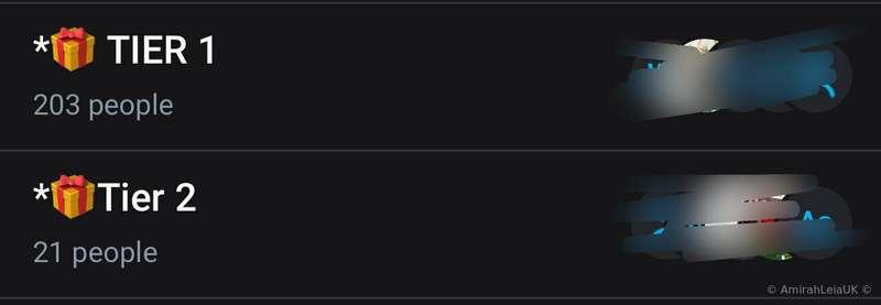 So many people in my tiers this month 🥰🎁 I’m so happy you’re..