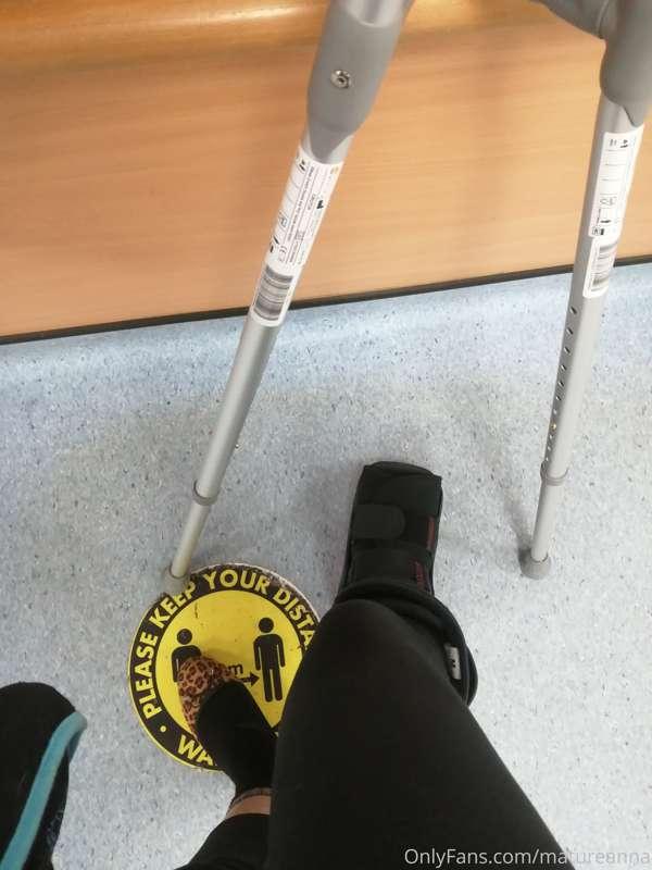 've only gone and broken my foot! Watch this space for sexy ..