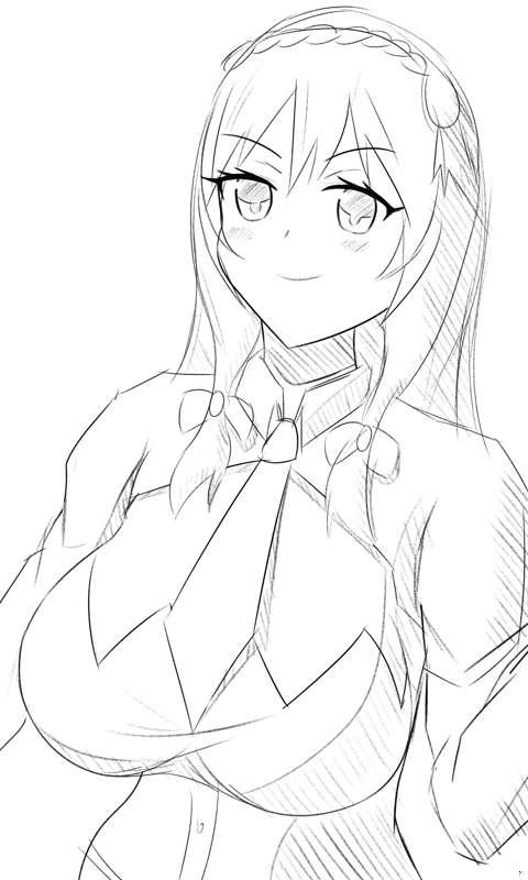 YUN YUN manga sketch