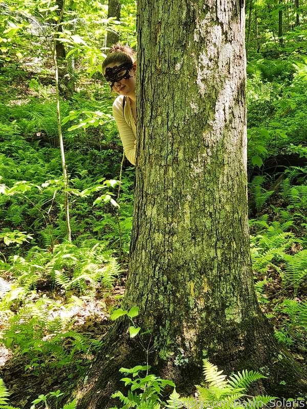 A little nymph in the forest 🧝‍♀️😘