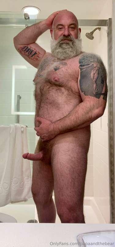 Full belly and full cock