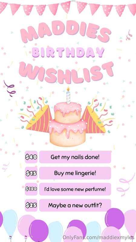 My Birthday Wishlist! 🎉🎀I’m turning 25 on the 26th! Here are..