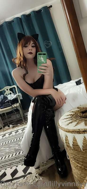 I just want to step on someone with these boots, is that too..