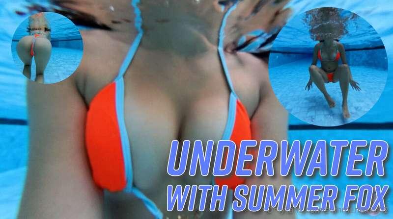 Come check out my underwater content 💦