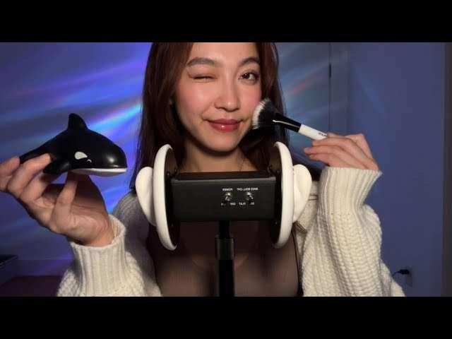 ASMR Ultimate 3Dio Relaxation Triggers - Ear Kisses, Leather Gloves, Water Globes &MORE