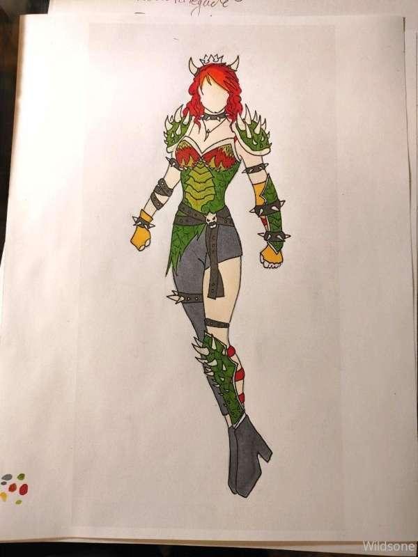 The new costume im getting made!! 
 $100 donation: You get F..