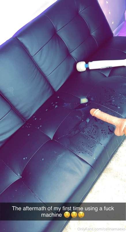 First time with a fuck machine… I guess you could say it was..