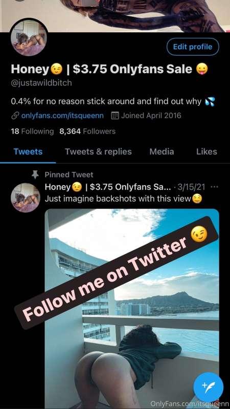 everyone who follows me on Twitter will get a special surpri..