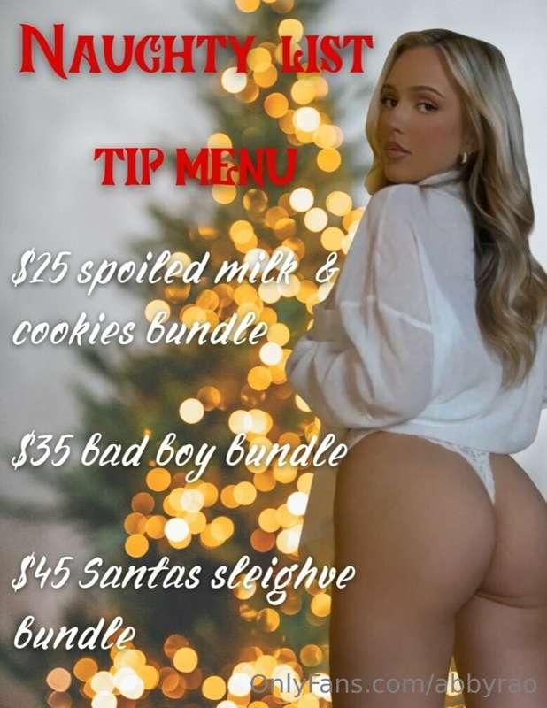 are you joining the naughty or nice list this year?🔞🔞🔞… tip ..