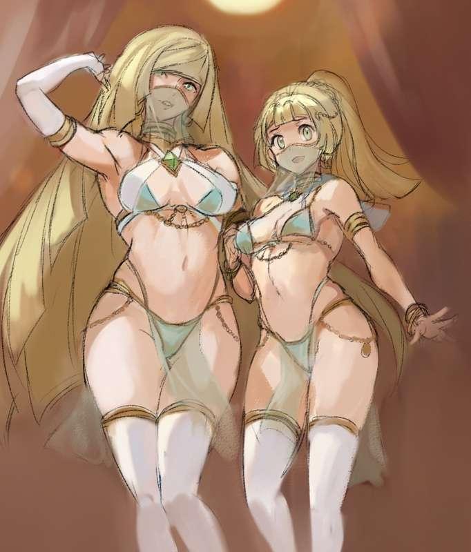 Lillie and Lusamine Dancers