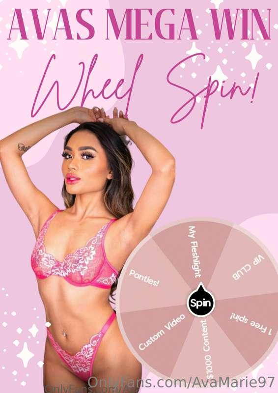 🍒🫦𝐌𝐄𝐆𝐀 𝐖𝐇𝐄𝐄𝐋 𝐒𝐏𝐈𝐍!🫦🍒
Every spin has a MEGA prize!!!
what wil..