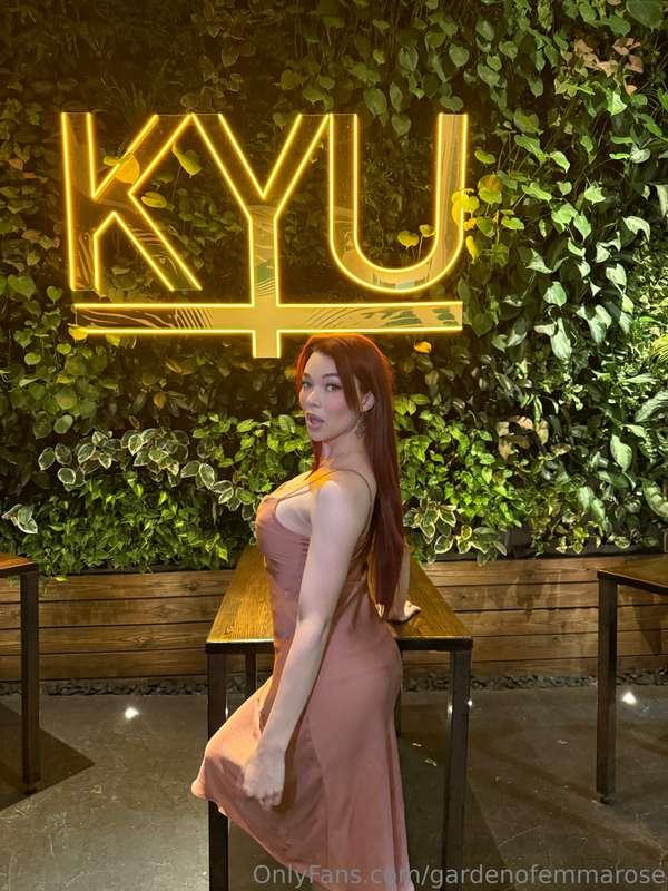 Can I come home to you after dinner? 