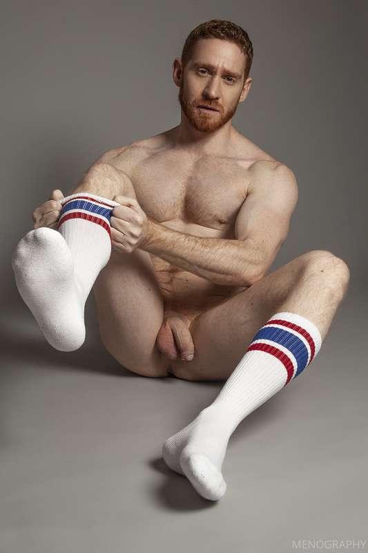 Socks on or off? Model Leander