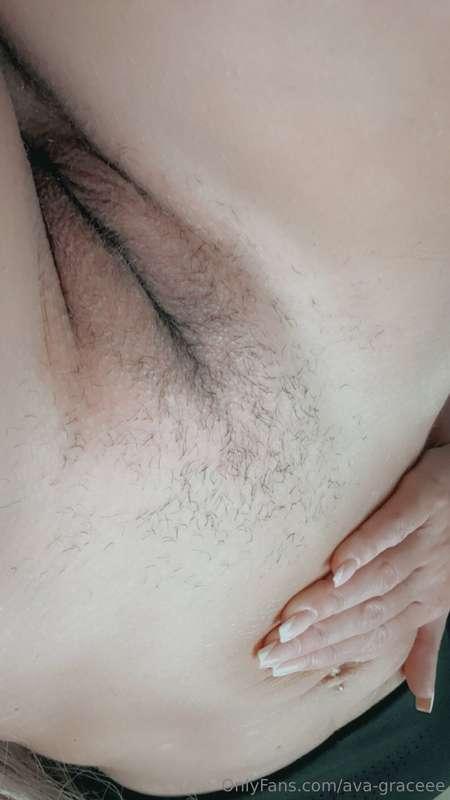 Hair pussy baby