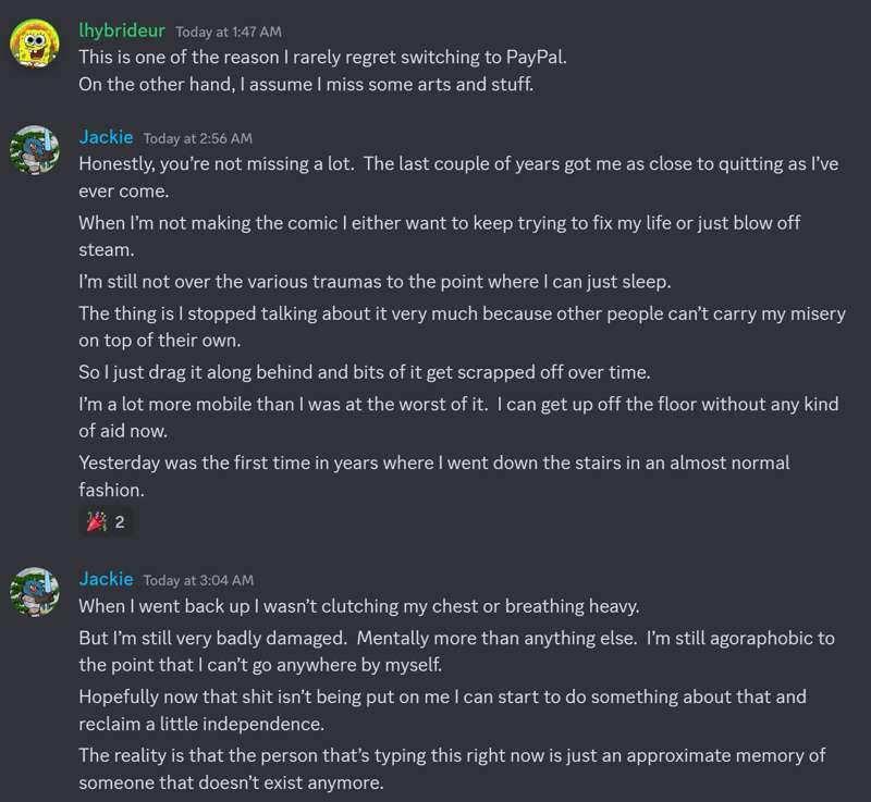 A brief update on the state of things. 