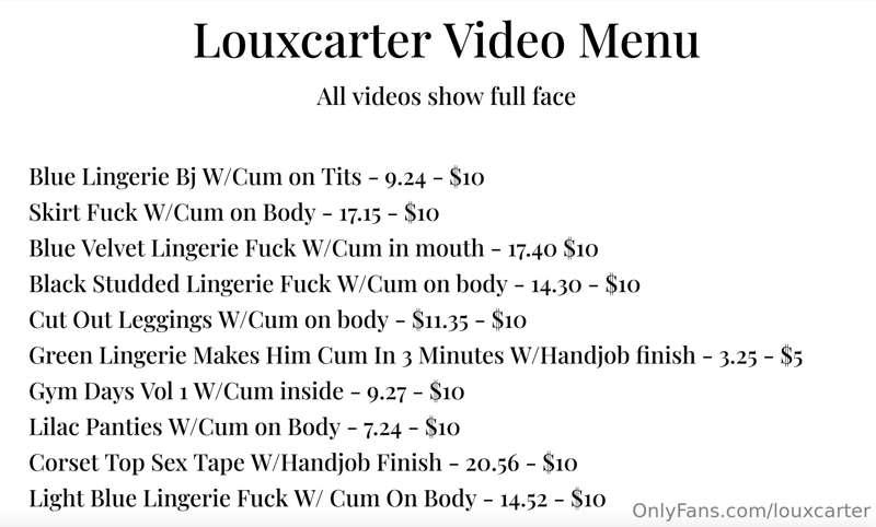 Hers all my full face content for you 😊