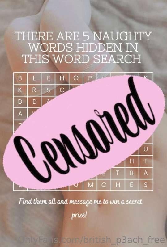 ***Everyones a winner!***
Brand new word search game on my m..