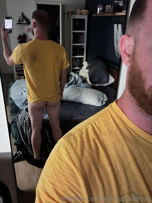 Do you like when just a little bit of my butt hangs out or w..