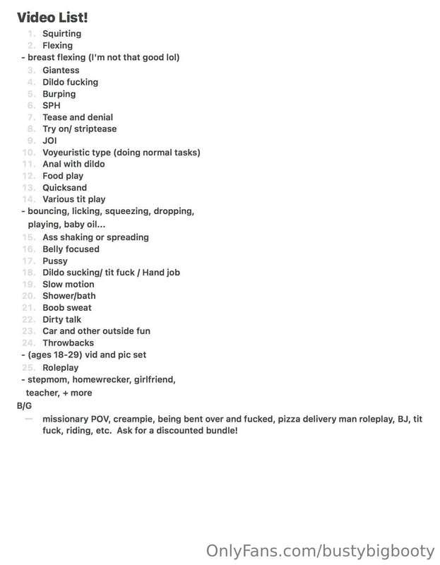 This isn't a complete list so if you're interested in someth..