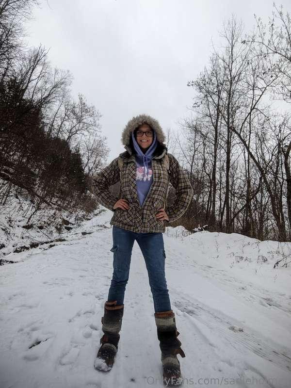 Snow day dilemmas: Do I heat things up by shedding layers fr..