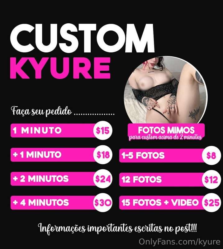 **CUSTOM ESTÃO OFICIALMENTE ABERTOS!**
O cardápio abaixo apr..