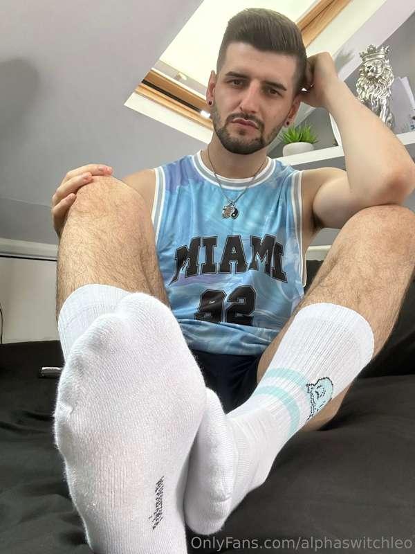 Get sniffing my socks boy 😈