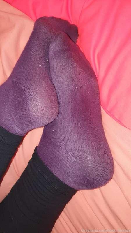 Feet straight from work who wants a sniff