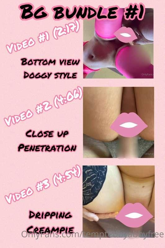 💙BG BUNDLE #1 $4.99💙VIDEO #1 (2:17) Bottom view, standing, a..