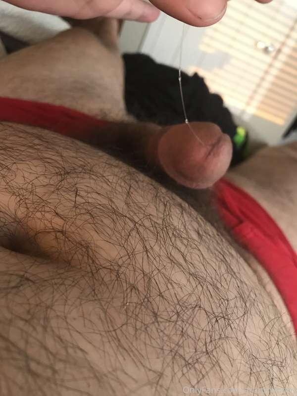 Relaxing in bed, things get slick.