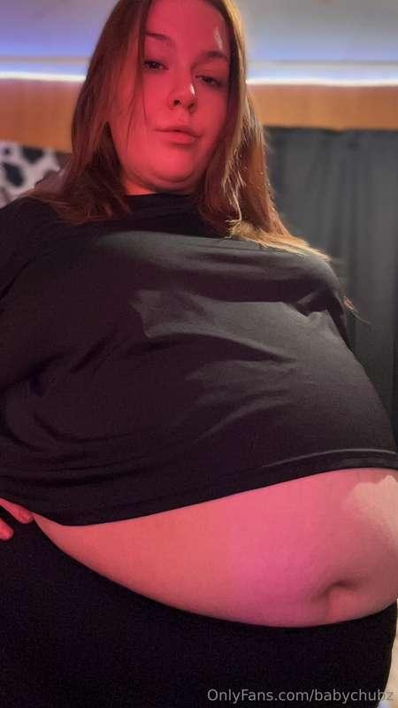 I’ve let myself go, and it feels so good. My belly’s grown s..