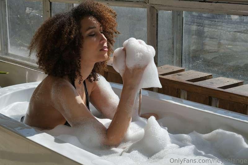 the only thing missing in this bathtub is you