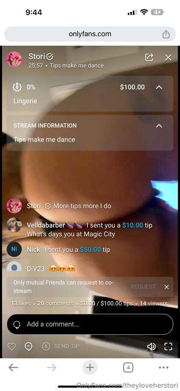 My live stream was lit tonight ☺️❤️