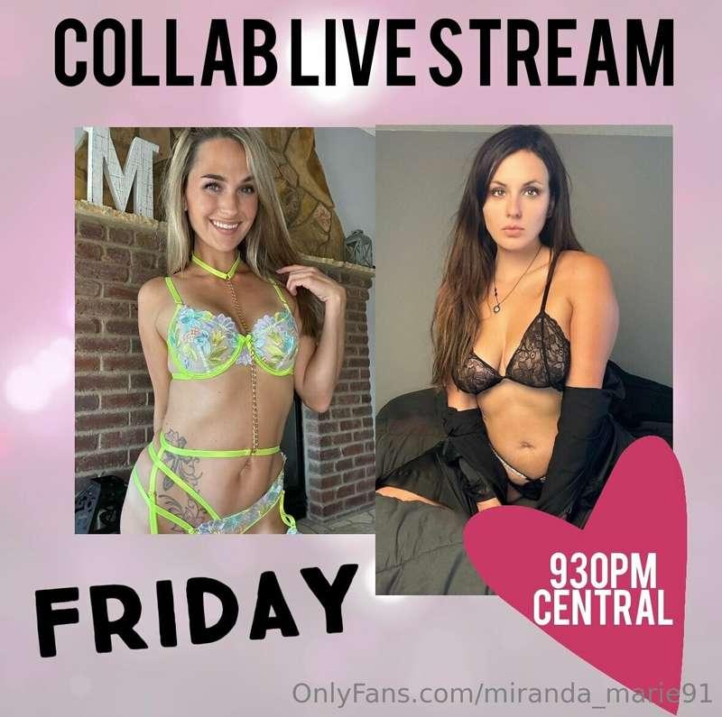 Don’t miss tonight’s LIVE on my VIP Page!  @miranda_marie