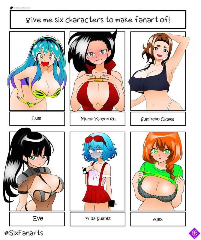 Six Fanart Challenge