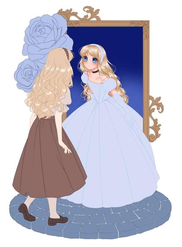 Cinderella | coloring wip 