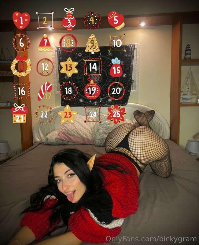 Il calendario dell’avvento in versione Bicky 🎁😋Tippa 30$ per..