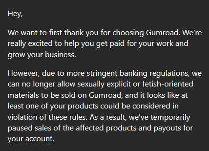 ouch! Gumroad got me!